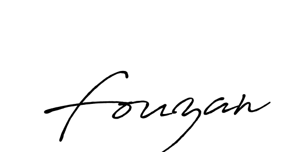 How to make Fouzan name signature. Use Antro_Vectra_Bolder style for creating short signs online. This is the latest handwritten sign. Fouzan signature style 7 images and pictures png