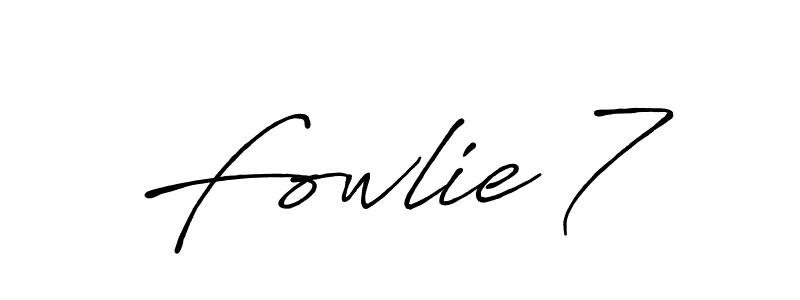 How to Draw Fowlie 7 signature style? Antro_Vectra_Bolder is a latest design signature styles for name Fowlie 7. Fowlie 7 signature style 7 images and pictures png