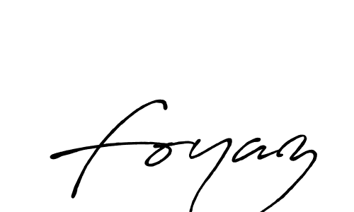 Design your own signature with our free online signature maker. With this signature software, you can create a handwritten (Antro_Vectra_Bolder) signature for name Foyaz. Foyaz signature style 7 images and pictures png