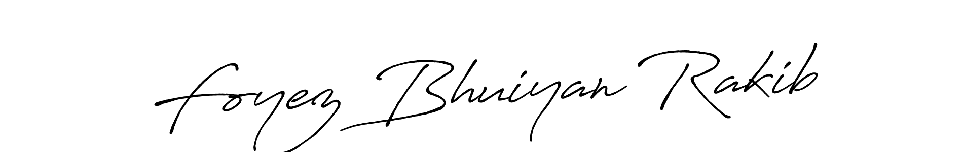 It looks lik you need a new signature style for name Foyez Bhuiyan Rakib. Design unique handwritten (Antro_Vectra_Bolder) signature with our free signature maker in just a few clicks. Foyez Bhuiyan Rakib signature style 7 images and pictures png