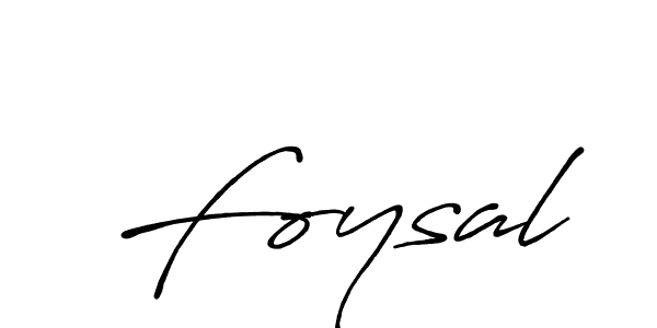 Use a signature maker to create a handwritten signature online. With this signature software, you can design (Antro_Vectra_Bolder) your own signature for name Foysal. Foysal signature style 7 images and pictures png