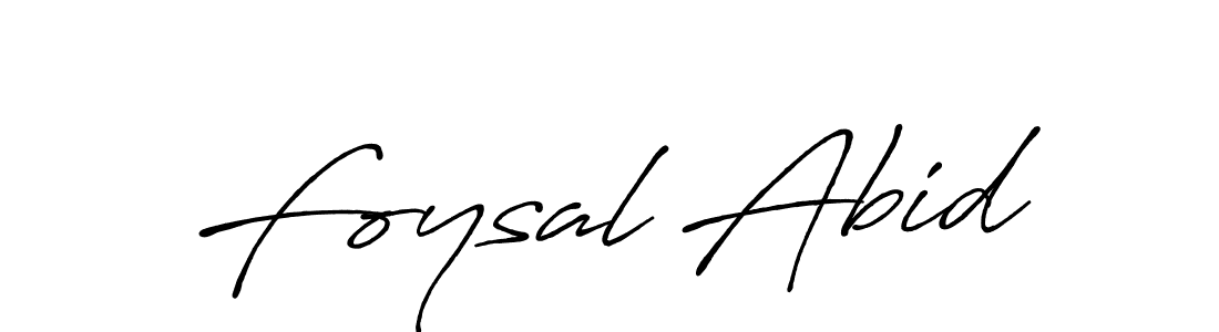 Foysal Abid stylish signature style. Best Handwritten Sign (Antro_Vectra_Bolder) for my name. Handwritten Signature Collection Ideas for my name Foysal Abid. Foysal Abid signature style 7 images and pictures png