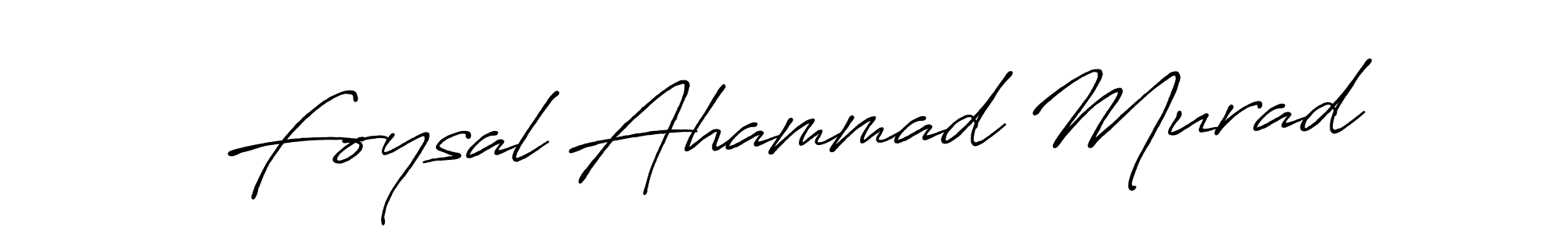 Make a beautiful signature design for name Foysal Ahammad Murad. Use this online signature maker to create a handwritten signature for free. Foysal Ahammad Murad signature style 7 images and pictures png