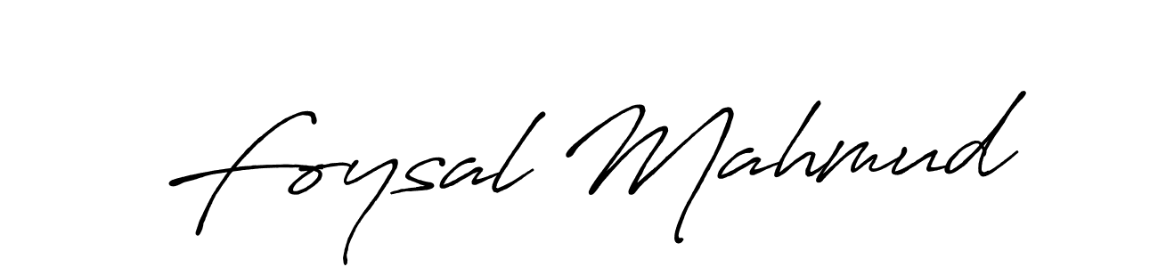 It looks lik you need a new signature style for name Foysal Mahmud. Design unique handwritten (Antro_Vectra_Bolder) signature with our free signature maker in just a few clicks. Foysal Mahmud signature style 7 images and pictures png