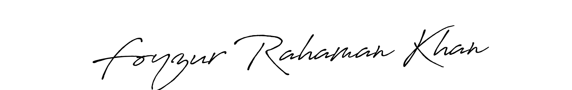 Make a beautiful signature design for name Foyzur Rahaman Khan. Use this online signature maker to create a handwritten signature for free. Foyzur Rahaman Khan signature style 7 images and pictures png