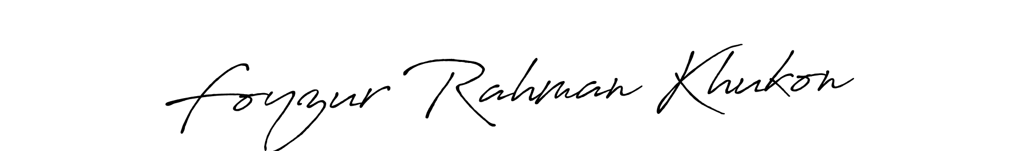 Make a short Foyzur Rahman Khukon signature style. Manage your documents anywhere anytime using Antro_Vectra_Bolder. Create and add eSignatures, submit forms, share and send files easily. Foyzur Rahman Khukon signature style 7 images and pictures png