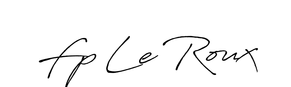 Also we have Fp Le Roux name is the best signature style. Create professional handwritten signature collection using Antro_Vectra_Bolder autograph style. Fp Le Roux signature style 7 images and pictures png