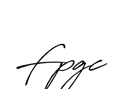 Design your own signature with our free online signature maker. With this signature software, you can create a handwritten (Antro_Vectra_Bolder) signature for name Fpgc. Fpgc signature style 7 images and pictures png