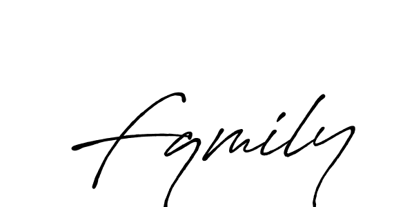 How to make Fqmily name signature. Use Antro_Vectra_Bolder style for creating short signs online. This is the latest handwritten sign. Fqmily signature style 7 images and pictures png