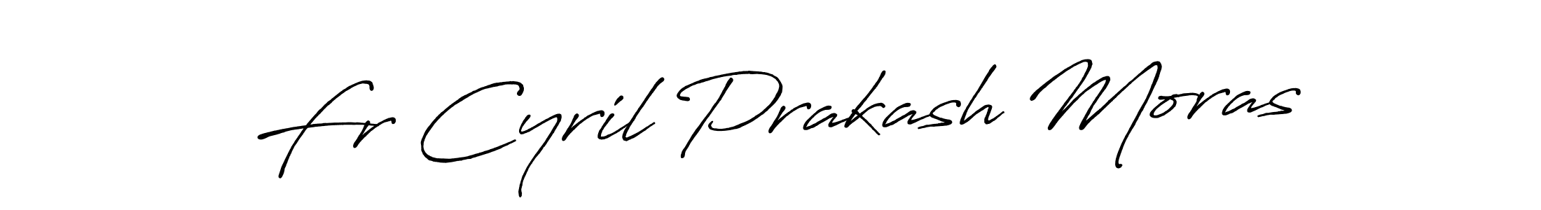 Make a beautiful signature design for name Fr Cyril Prakash Moras. Use this online signature maker to create a handwritten signature for free. Fr Cyril Prakash Moras signature style 7 images and pictures png