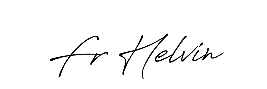 Make a beautiful signature design for name Fr Helvin. Use this online signature maker to create a handwritten signature for free. Fr Helvin signature style 7 images and pictures png