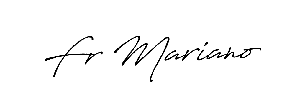 The best way (Antro_Vectra_Bolder) to make a short signature is to pick only two or three words in your name. The name Fr Mariano include a total of six letters. For converting this name. Fr Mariano signature style 7 images and pictures png