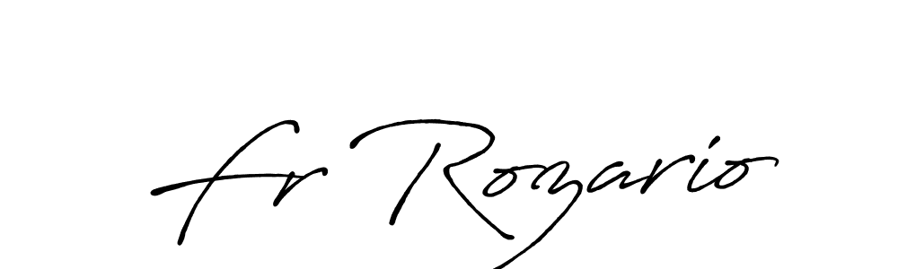 Design your own signature with our free online signature maker. With this signature software, you can create a handwritten (Antro_Vectra_Bolder) signature for name Fr Rozario. Fr Rozario signature style 7 images and pictures png