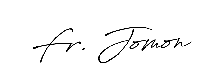 It looks lik you need a new signature style for name Fr. Jomon. Design unique handwritten (Antro_Vectra_Bolder) signature with our free signature maker in just a few clicks. Fr. Jomon signature style 7 images and pictures png