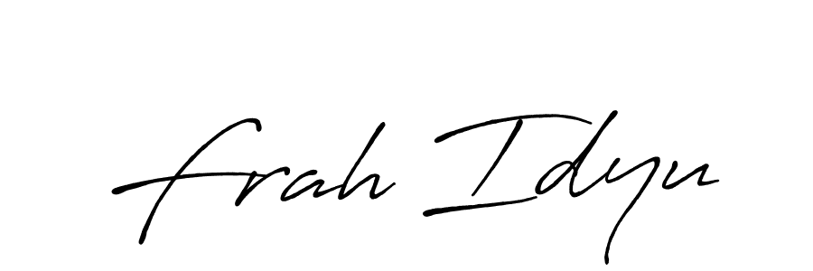 Check out images of Autograph of Frah Idyu name. Actor Frah Idyu Signature Style. Antro_Vectra_Bolder is a professional sign style online. Frah Idyu signature style 7 images and pictures png