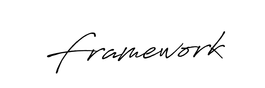 Also we have Framework name is the best signature style. Create professional handwritten signature collection using Antro_Vectra_Bolder autograph style. Framework signature style 7 images and pictures png