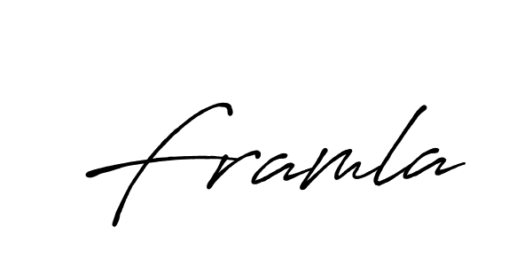 Once you've used our free online signature maker to create your best signature Antro_Vectra_Bolder style, it's time to enjoy all of the benefits that Framla name signing documents. Framla signature style 7 images and pictures png