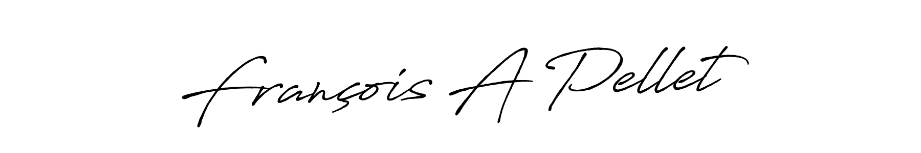 Use a signature maker to create a handwritten signature online. With this signature software, you can design (Antro_Vectra_Bolder) your own signature for name François A Pellet. François A Pellet signature style 7 images and pictures png