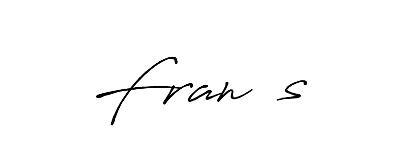 Once you've used our free online signature maker to create your best signature Antro_Vectra_Bolder style, it's time to enjoy all of the benefits that Fran Šs name signing documents. Fran Šs signature style 7 images and pictures png