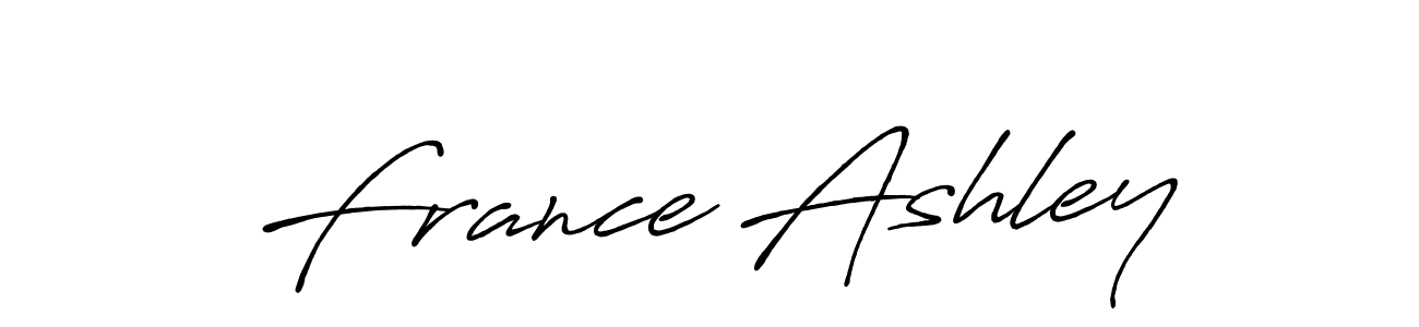 Create a beautiful signature design for name France Ashley. With this signature (Antro_Vectra_Bolder) fonts, you can make a handwritten signature for free. France Ashley signature style 7 images and pictures png