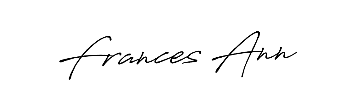 Make a beautiful signature design for name Frances Ann. Use this online signature maker to create a handwritten signature for free. Frances Ann signature style 7 images and pictures png