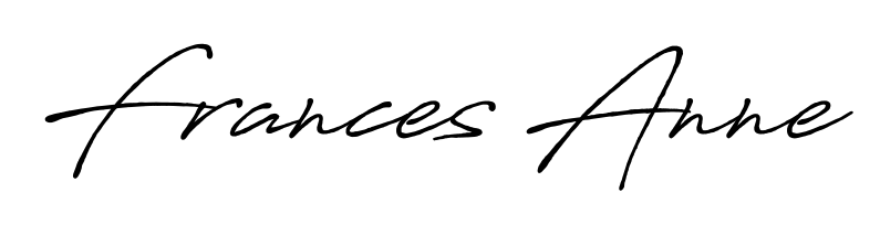 An effortless, minimalist signature concept for Frances Anne using Antro_Vectra_Bolder design. Clean lines that look great on any document. Frances Anne signature style 7 images and pictures png