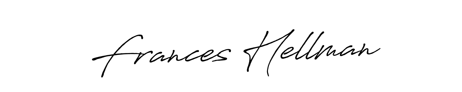 Best and Professional Signature Style for Frances Hellman. Antro_Vectra_Bolder Best Signature Style Collection. Frances Hellman signature style 7 images and pictures png