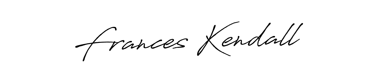 The best way (Antro_Vectra_Bolder) to make a short signature is to pick only two or three words in your name. The name Frances Kendall include a total of six letters. For converting this name. Frances Kendall signature style 7 images and pictures png