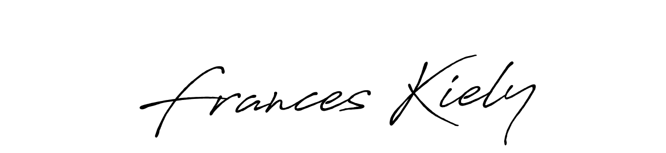 Also we have Frances Kiely name is the best signature style. Create professional handwritten signature collection using Antro_Vectra_Bolder autograph style. Frances Kiely signature style 7 images and pictures png