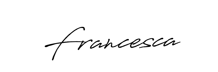 Also You can easily find your signature by using the search form. We will create Francesca name handwritten signature images for you free of cost using Antro_Vectra_Bolder sign style. Francesca signature style 7 images and pictures png