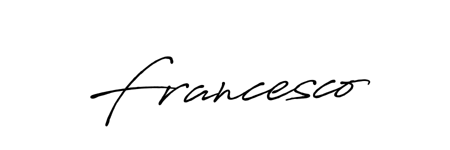 How to make Francesco signature? Antro_Vectra_Bolder is a professional autograph style. Create handwritten signature for Francesco name. Francesco signature style 7 images and pictures png