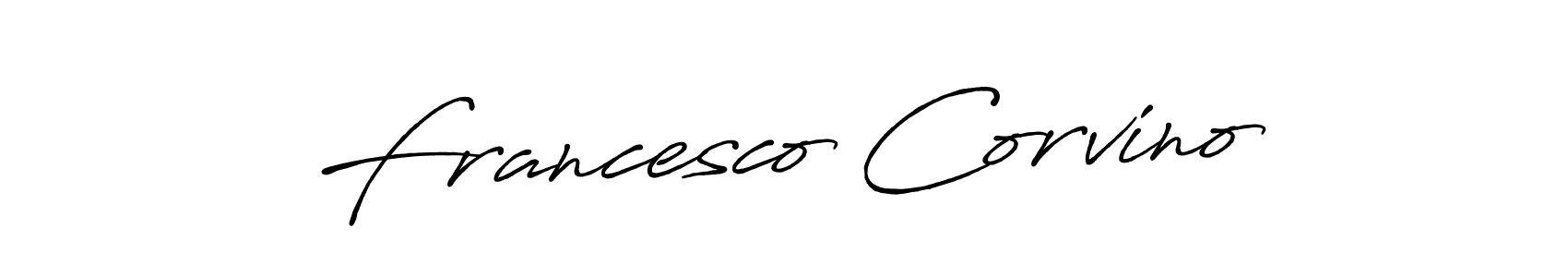 Make a short Francesco Corvino signature style. Manage your documents anywhere anytime using Antro_Vectra_Bolder. Create and add eSignatures, submit forms, share and send files easily. Francesco Corvino signature style 7 images and pictures png
