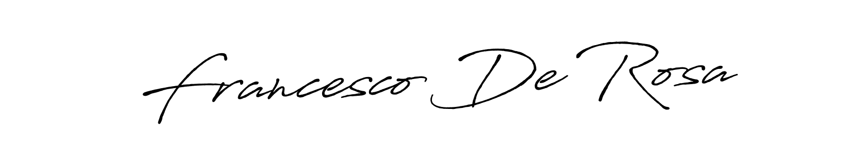 The best way (Antro_Vectra_Bolder) to make a short signature is to pick only two or three words in your name. The name Francesco De Rosa include a total of six letters. For converting this name. Francesco De Rosa signature style 7 images and pictures png