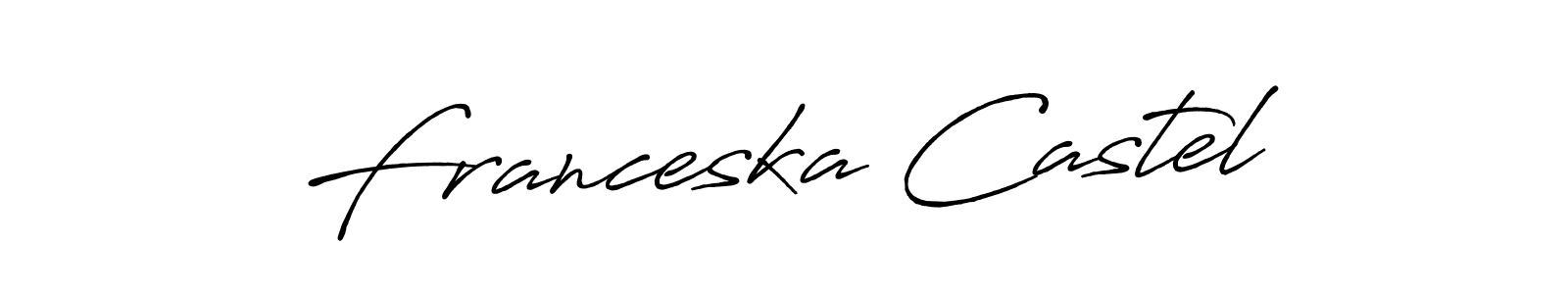 Once you've used our free online signature maker to create your best signature Antro_Vectra_Bolder style, it's time to enjoy all of the benefits that Franceska Castel name signing documents. Franceska Castel signature style 7 images and pictures png