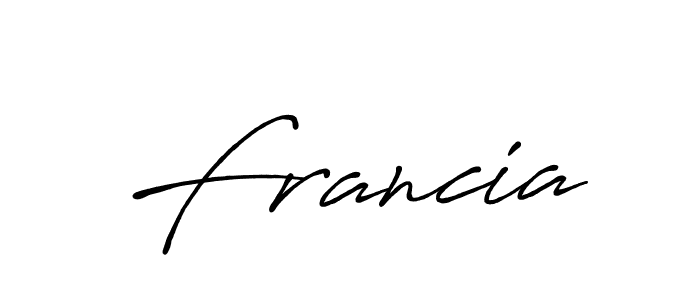 You can use this online signature creator to create a handwritten signature for the name Francia. This is the best online autograph maker. Francia signature style 7 images and pictures png