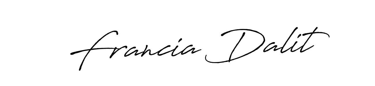 See photos of Francia Dalit official signature by Spectra . Check more albums & portfolios. Read reviews & check more about Antro_Vectra_Bolder font. Francia Dalit signature style 7 images and pictures png