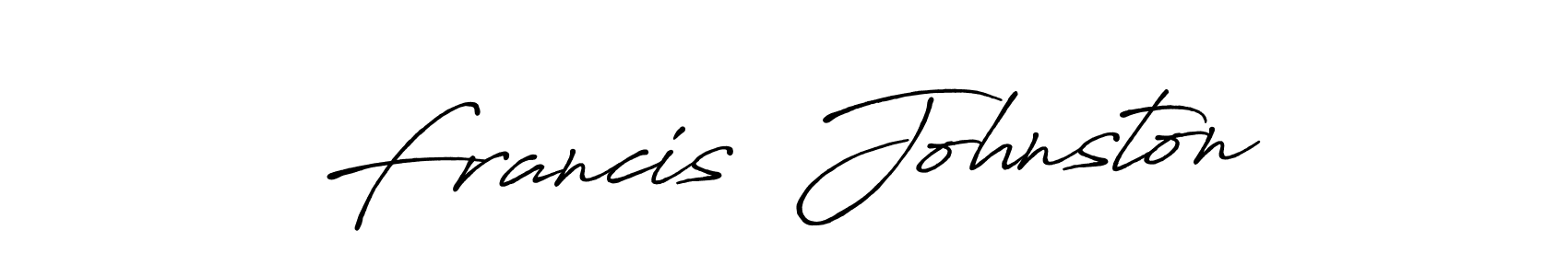 Use a signature maker to create a handwritten signature online. With this signature software, you can design (Antro_Vectra_Bolder) your own signature for name Francis  Johnston. Francis  Johnston signature style 7 images and pictures png