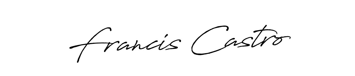 The best way (Antro_Vectra_Bolder) to make a short signature is to pick only two or three words in your name. The name Francis Castro include a total of six letters. For converting this name. Francis Castro signature style 7 images and pictures png