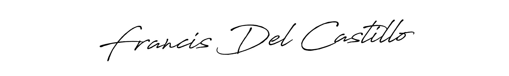 Make a beautiful signature design for name Francis Del Castillo. Use this online signature maker to create a handwritten signature for free. Francis Del Castillo signature style 7 images and pictures png