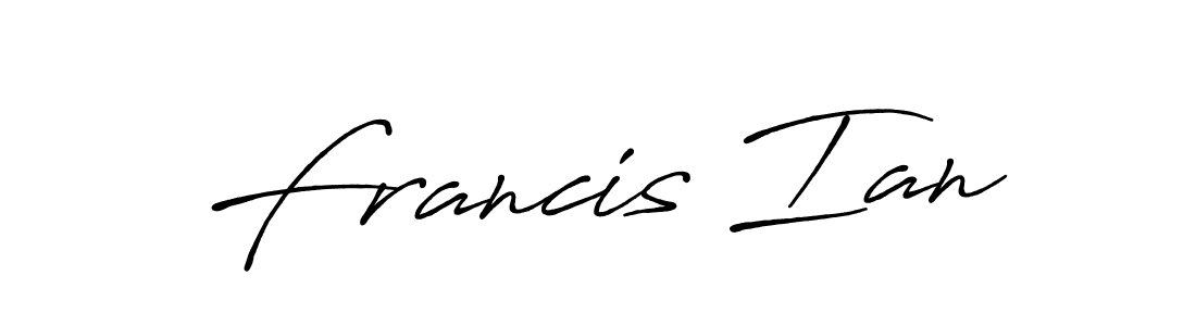 Similarly Antro_Vectra_Bolder is the best handwritten signature design. Signature creator online .You can use it as an online autograph creator for name Francis Ian. Francis Ian signature style 7 images and pictures png