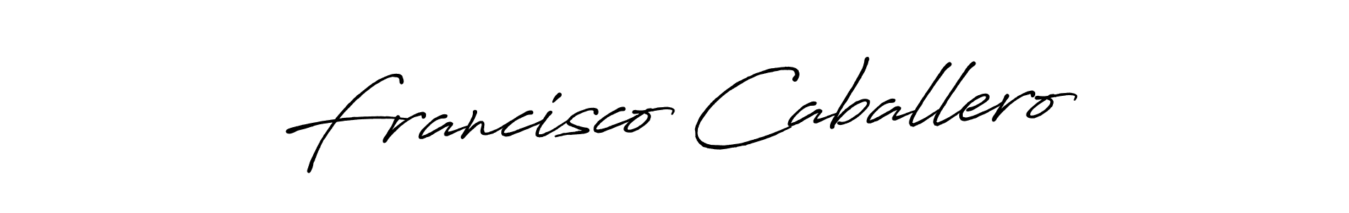 Also we have Francisco Caballero name is the best signature style. Create professional handwritten signature collection using Antro_Vectra_Bolder autograph style. Francisco Caballero signature style 7 images and pictures png