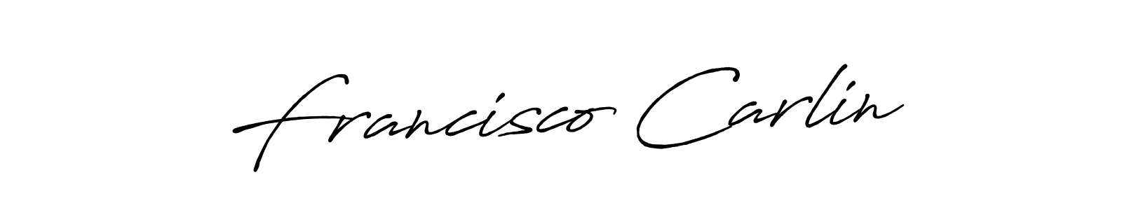 Antro_Vectra_Bolder is a professional signature style that is perfect for those who want to add a touch of class to their signature. It is also a great choice for those who want to make their signature more unique. Get Francisco Carlin name to fancy signature for free. Francisco Carlin signature style 7 images and pictures png