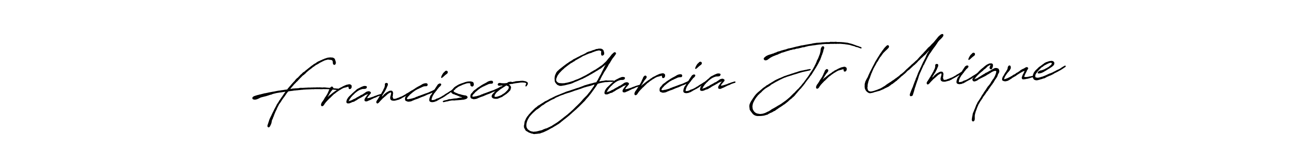 Francisco Garcia Jr Unique stylish signature style. Best Handwritten Sign (Antro_Vectra_Bolder) for my name. Handwritten Signature Collection Ideas for my name Francisco Garcia Jr Unique. Francisco Garcia Jr Unique signature style 7 images and pictures png