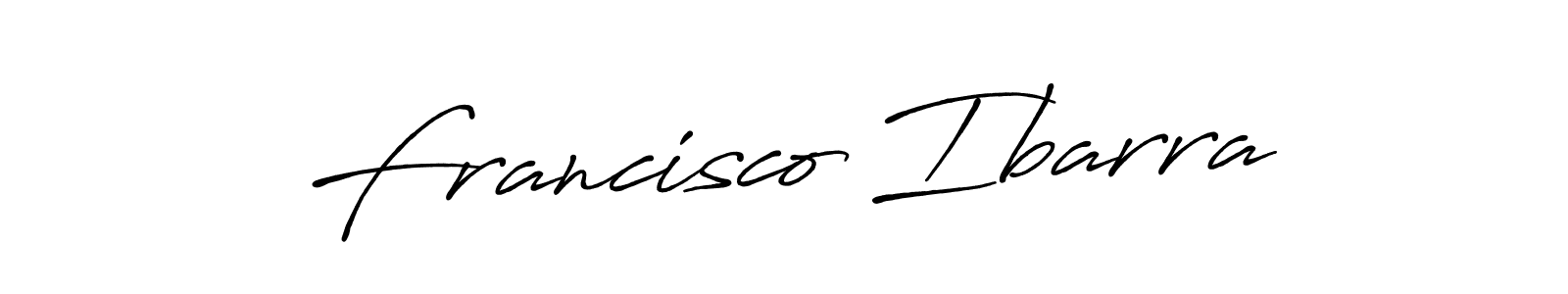 You should practise on your own different ways (Antro_Vectra_Bolder) to write your name (Francisco Ibarra) in signature. don't let someone else do it for you. Francisco Ibarra signature style 7 images and pictures png