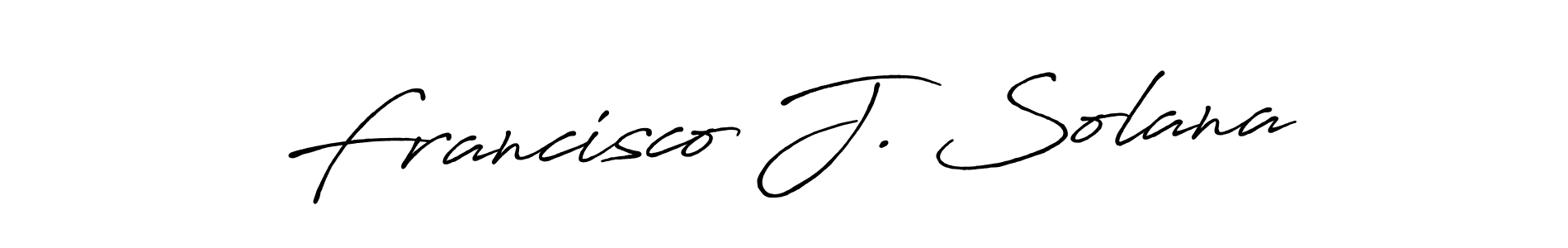 if you are searching for the best signature style for your name Francisco J. Solana. so please give up your signature search. here we have designed multiple signature styles  using Antro_Vectra_Bolder. Francisco J. Solana signature style 7 images and pictures png