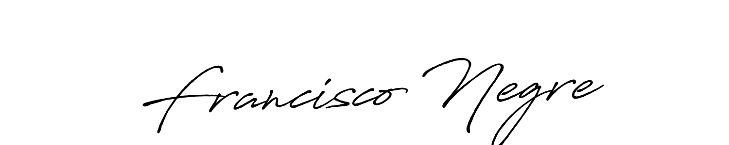 Also we have Francisco Negre name is the best signature style. Create professional handwritten signature collection using Antro_Vectra_Bolder autograph style. Francisco Negre signature style 7 images and pictures png