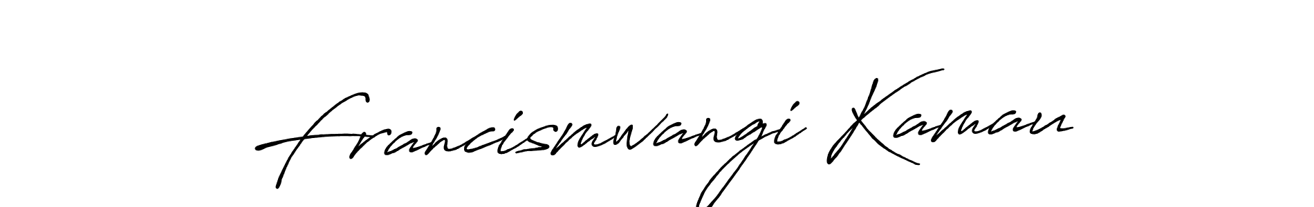 Once you've used our free online signature maker to create your best signature Antro_Vectra_Bolder style, it's time to enjoy all of the benefits that Francismwangi Kamau name signing documents. Francismwangi Kamau signature style 7 images and pictures png