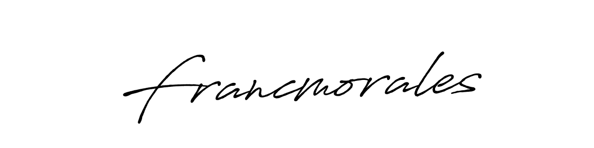 This is the best signature style for the Francmorales name. Also you like these signature font (Antro_Vectra_Bolder). Mix name signature. Francmorales signature style 7 images and pictures png