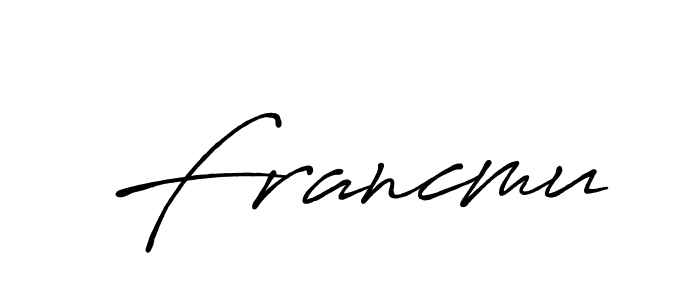 This is the best signature style for the Francmu name. Also you like these signature font (Antro_Vectra_Bolder). Mix name signature. Francmu signature style 7 images and pictures png