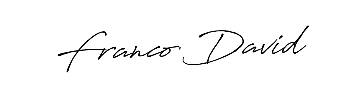 This is the best signature style for the Franco David name. Also you like these signature font (Antro_Vectra_Bolder). Mix name signature. Franco David signature style 7 images and pictures png